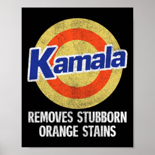 Removes Stubborn Orange Stains Poster
