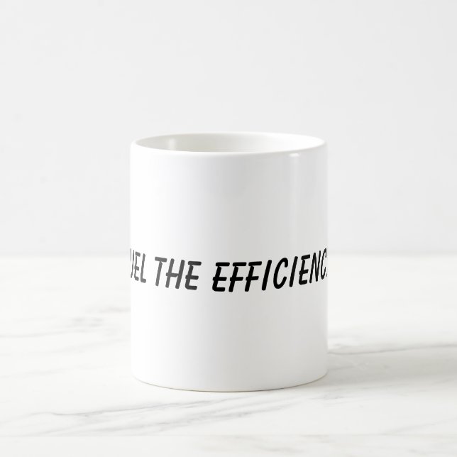 Remplissez de combustible la tasse d'efficacité (Centre)