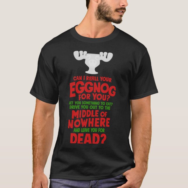 Remplissez Votre T-shirt Classique Nog Oeuf (Devant)