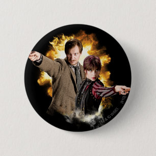 Remus Lupin and Nymphadora Tonks-Lupin 2 Inch Round Button