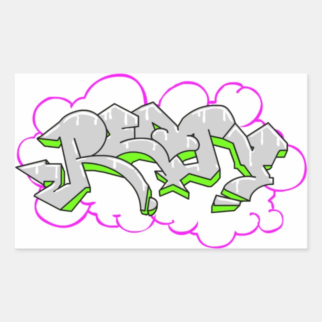 Remy Name Graffiti Sticker (Front)