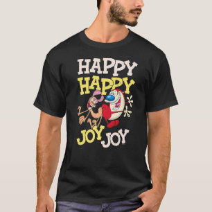 Ren And Stimpy Happy Happy Joy Joy Dance T-Shirt