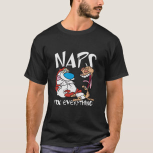 Ren And Stimpy Naps Fix Everything Baby Diapers Ho T-Shirt