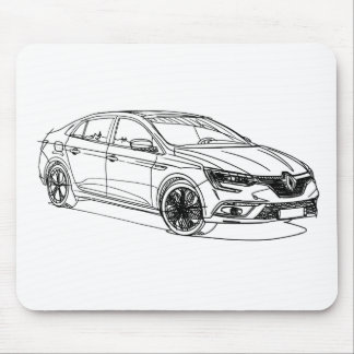 Ren Megane sedan 2017 Mouse Pad