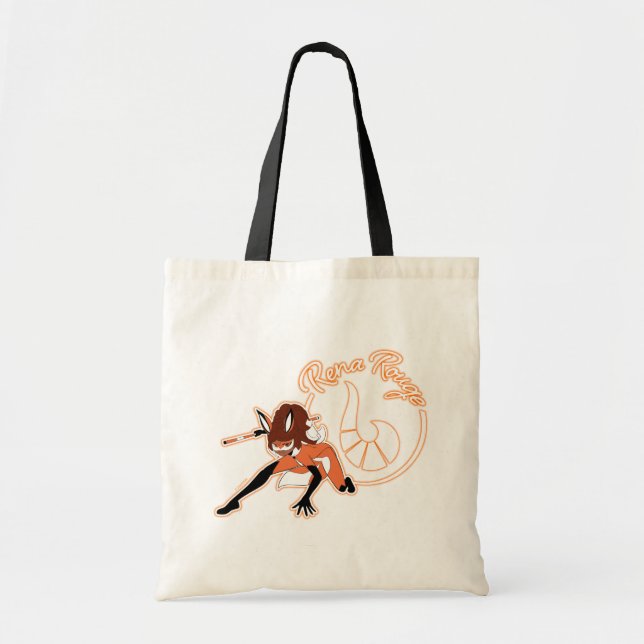 Rena Rouge Badge Tote Bag (Front)
