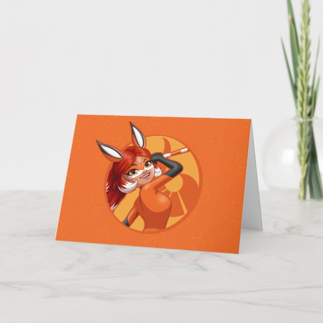 Rena Rouge Orange Badge Card (Front)