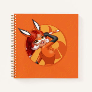 Rena Rouge Orange Badge Notebook