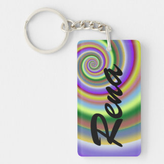 Rena Swirl Keychain