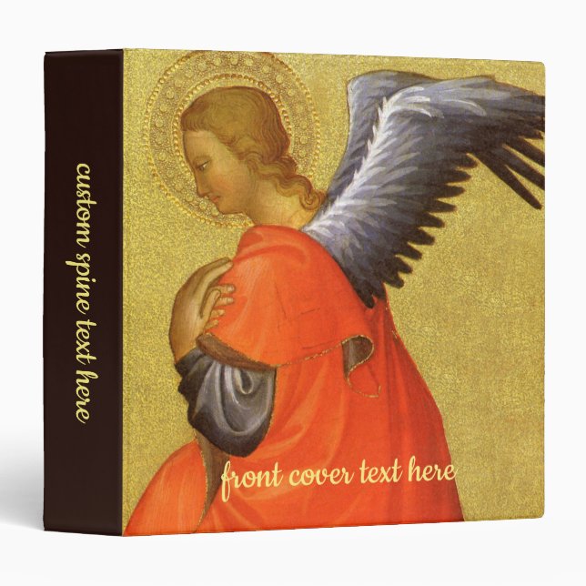 Renaissance Angel by Master of the Bambino Vispo Binder (Front/Spine)
