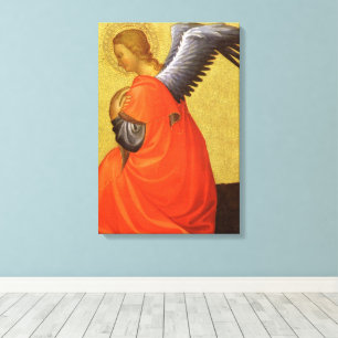 Renaissance Angel by Master of the Bambino Vispo Canvas Print