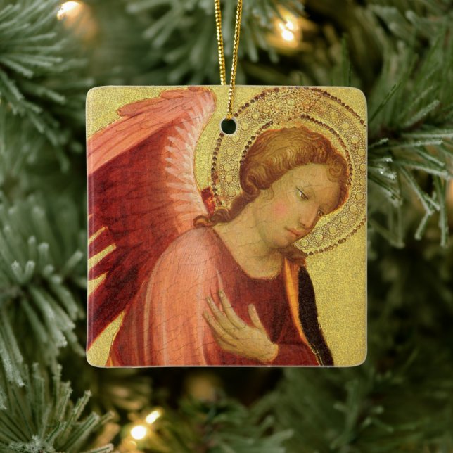 Renaissance Angel by Master of the Bambino Vispo Ceramic Ornament (Tree)