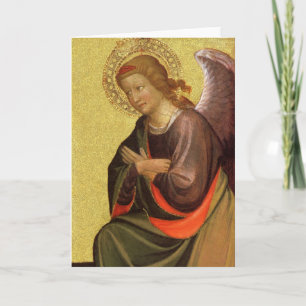 Renaissance Angel by Master of the Bambino Vispo Holiday Card