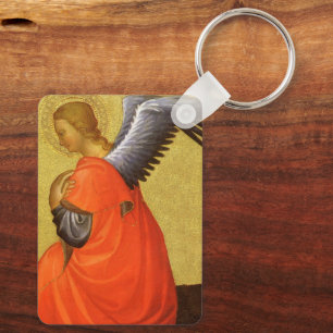 Renaissance Angel by Master of the Bambino Vispo Keychain