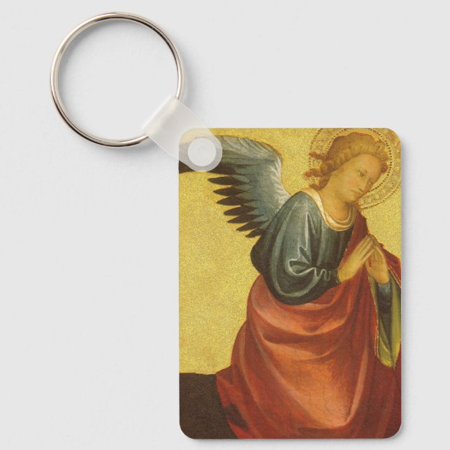 Renaissance Angel by Master of the Bambino Vispo Keychain (Front)