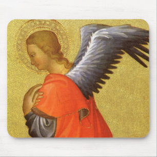Renaissance Angel by Master of the Bambino Vispo Mouse Pad