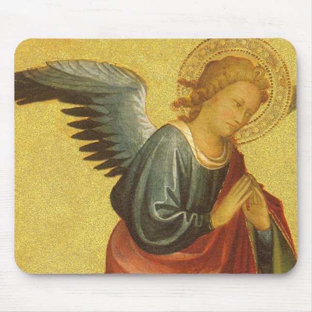 Renaissance Angel by Master of the Bambino Vispo Mouse Pad (Front)
