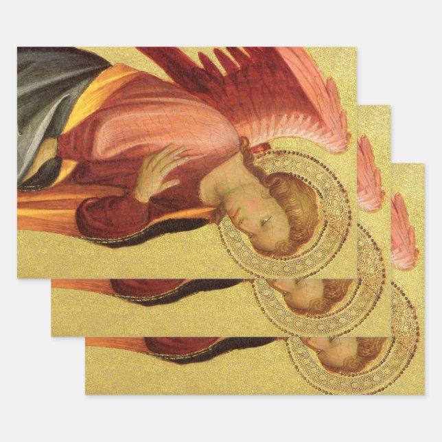 Renaissance Angel by Master of the Bambino Vispo Wrapping Paper Sheet (Set)