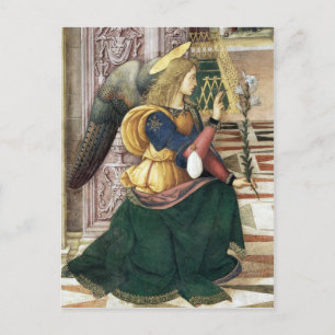 Renaissance Angel Christmas Postcard Pinturicchio