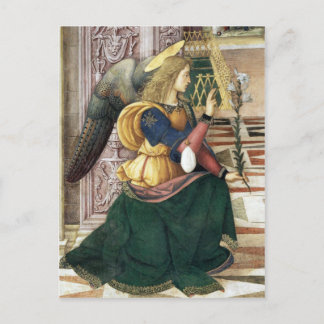 Renaissance Angel Christmas Postcard Pinturicchio