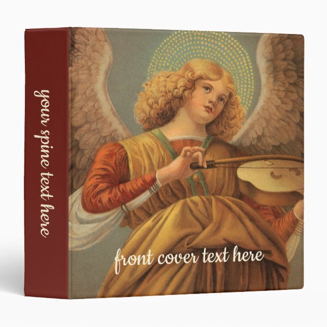 Renaissance Angel Playing Violin Melozzo da Forli Binder (Front/Spine)