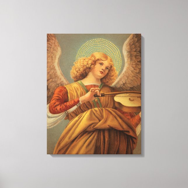 Renaissance Angel Playing Violin Melozzo da Forli Canvas Print (Front)