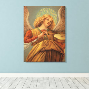Renaissance Angel Playing Violin Melozzo da Forli Canvas Print