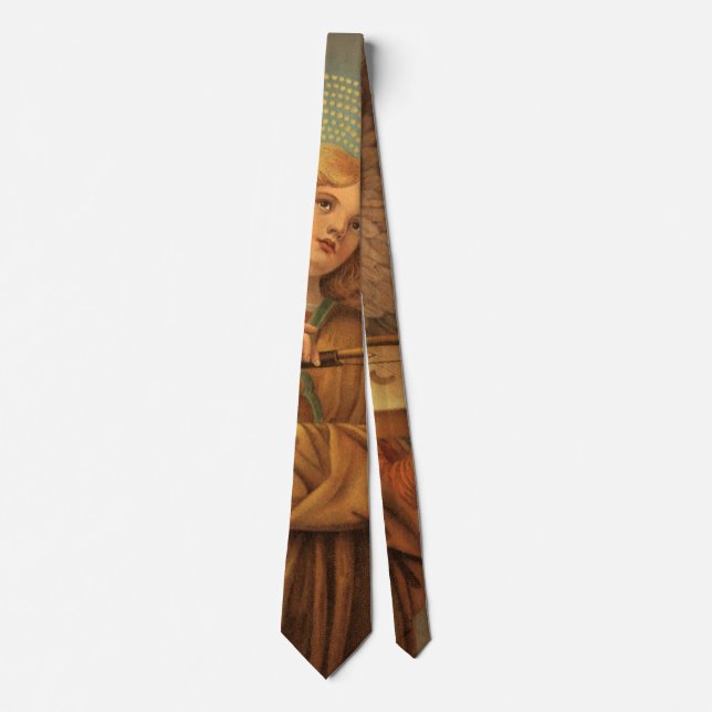Renaissance Angel Playing Violin Melozzo da Forli Tie (Front)