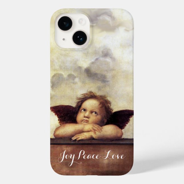 RENAISSANCE ANGEL Winged Cherub Joy Peace Love Case-Mate iPhone Case (Back)