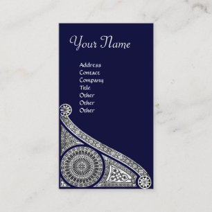 RENAISSANCE ARCHITECT Architecture,Blue,White Business Card