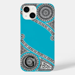 RENAISSANCE ARCHITECT Scruba Blue Monogram Case-Mate iPhone 14 Case
