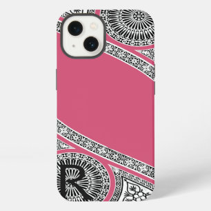 RENAISSANCE ARCHITECT Strawberry Ice Pink Monogram iPhone 13 Case