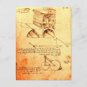 RENAISSANCE ARCHITECTURE ,Antique Parchment Postcard