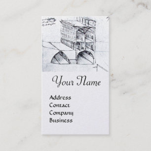 RENAISSANCE ARCHITECTURE,ARCHITECT,ENGINEER,Pearl Business Card
