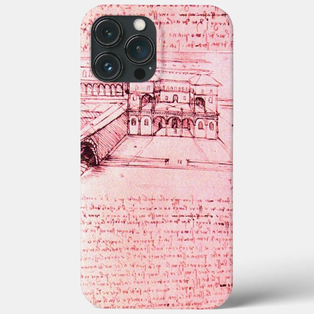 RENAISSANCE ARCHITECTURE,ARCHITECT,ENGINEER,pink Case-Mate iPhone Case (Back)