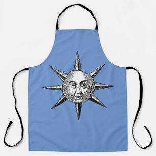 Renaissance Astronomy - Sun Face  Apron