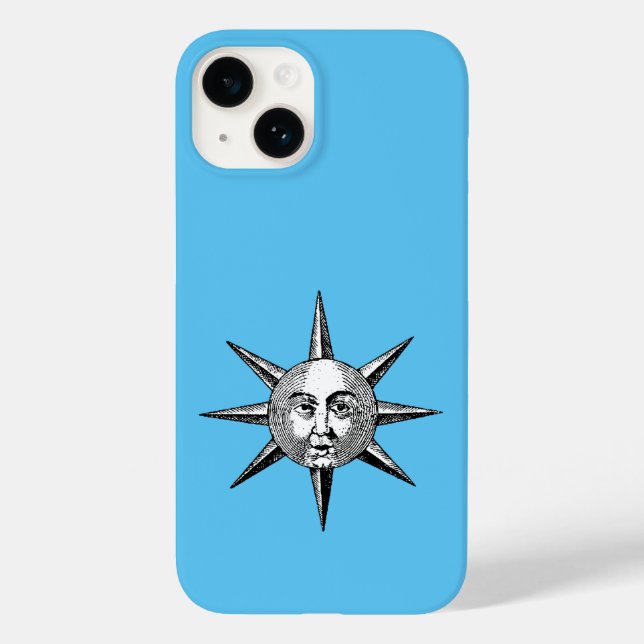 Renaissance Astronomy - Sun Face  Case-Mate iPhone Case (Back)