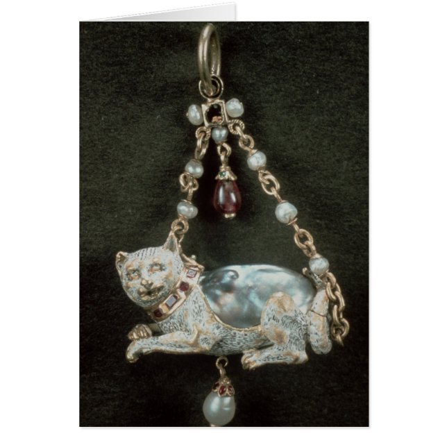 Renaissance cat pendant (Front)