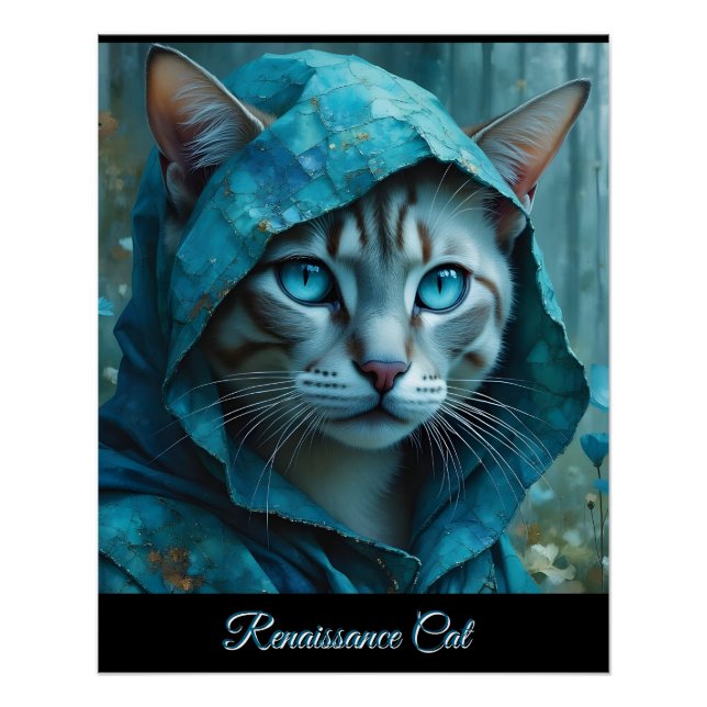 Renaissance Cat Poster (Front)