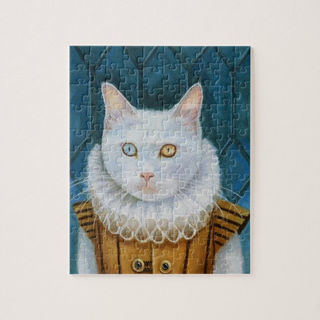 Renaissance Cat Puzzle (Vertical)