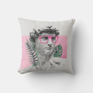 renaissance david sculpture stylish t-shirt and ap throw pillow
