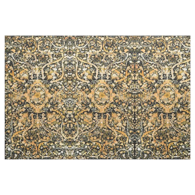 Renaissance Era Fruit & Floral Pattern  Fabric (Fat Quarter)