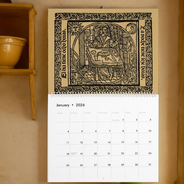 Renaissance Era Medieval Gothic 1492 Calendar (Creator Uploaded)