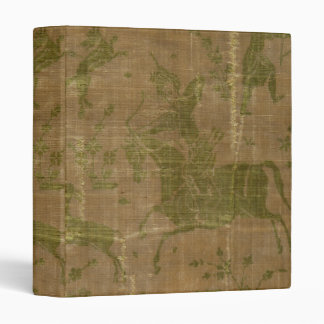 Renaissance Era Toile Hunt Scene Textile Print Binder