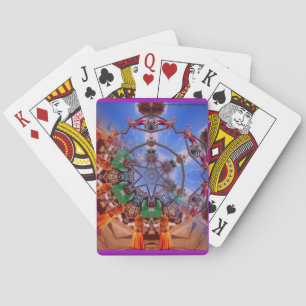 Renaissance Fair Kaleidoscope Playing Cards