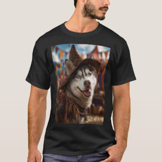 Renaissance Faire Dogs: Siberian Husky T-Shirt