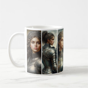 Renaissance female warriors coffee mug