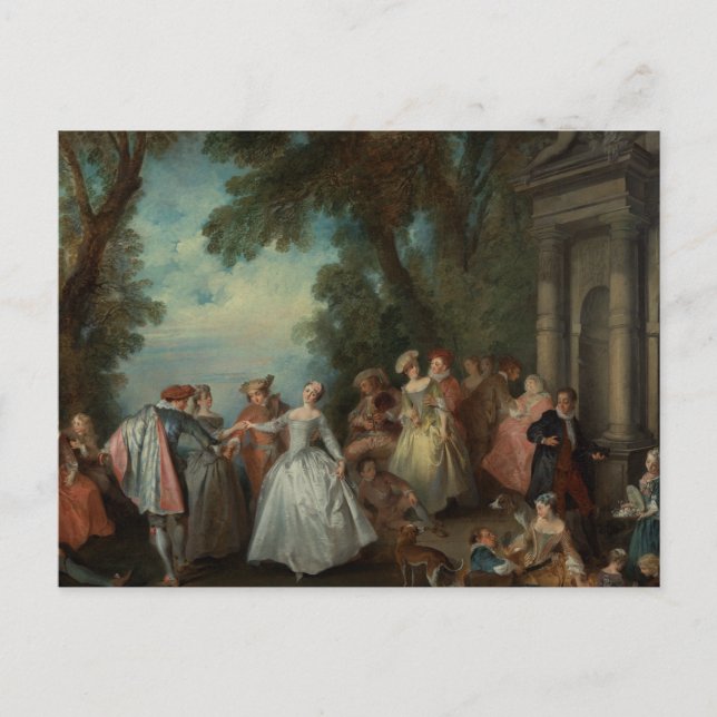 Renaissance gathering Dance Postcard (Front)