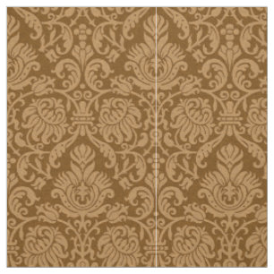 Renaissance Genoese Damask, Burnt Caramel Fabric
