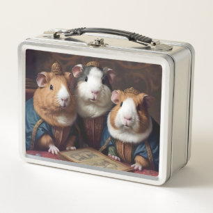 Renaissance Guinea Pigs Metal Lunch Box