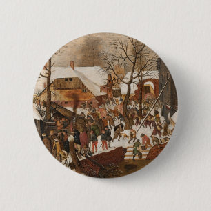Renaissance Holy Nativity 2 Inch Round Button